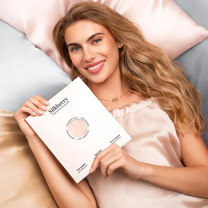 Lahja: luonnollinen 100 % silkkinen tyynyliina